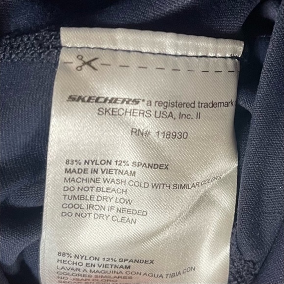 NWT SKECHERS Navy Blue Ladies "GO WALK" High waisted Leggings Tights, Size XXL - Picture 6 of 8